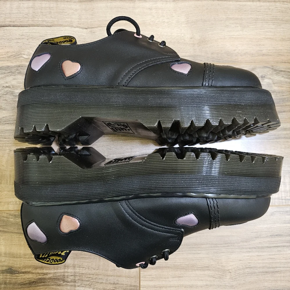 Dr. Martens1461 Quad Heart Platform Derby, size US 9 - Picture 9 of 11